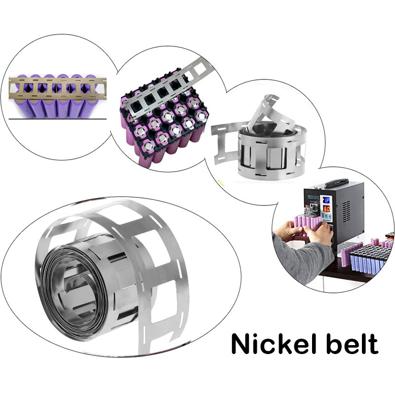 10M Lithium Battery Nickel Strip Plate Belt Tape For 18650 Battery Storage Holder