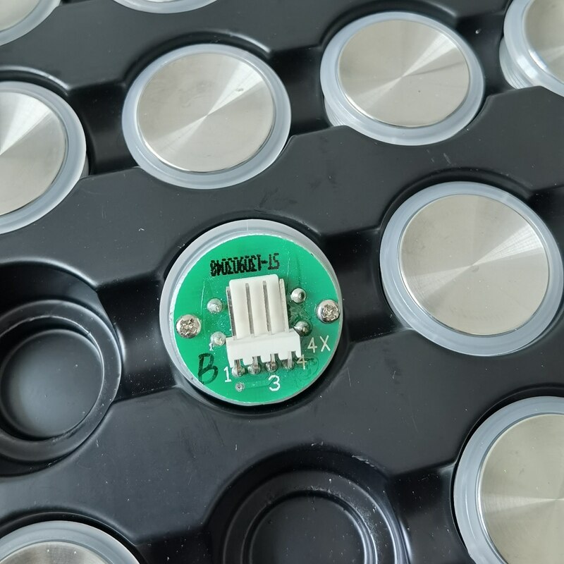 10pcs BR27C XIZI OTIS Elevator Push Button parts Red Blue Light