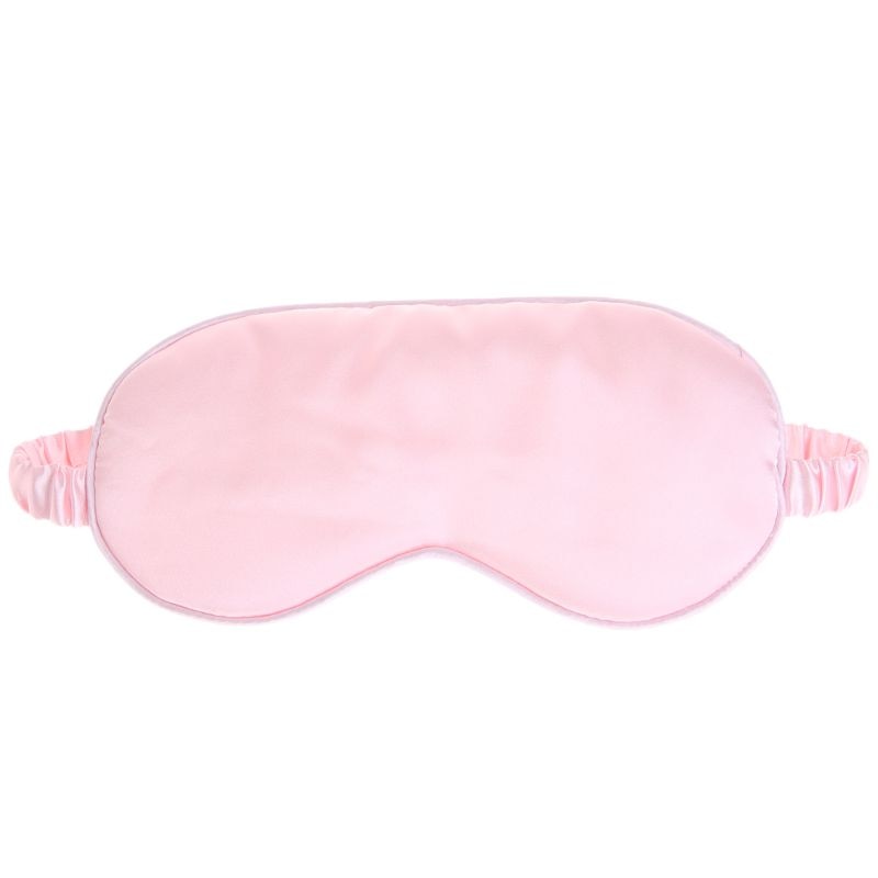 Eyeshade Eye Patch Faux Silk Sleeping Eye Mask Cover Eyepatch Blindfold Solid Portable M89F