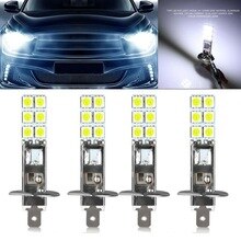 55W LED Headlight Bulbs 12 SMD-5050 LED Headlight Bulbs Kit Light