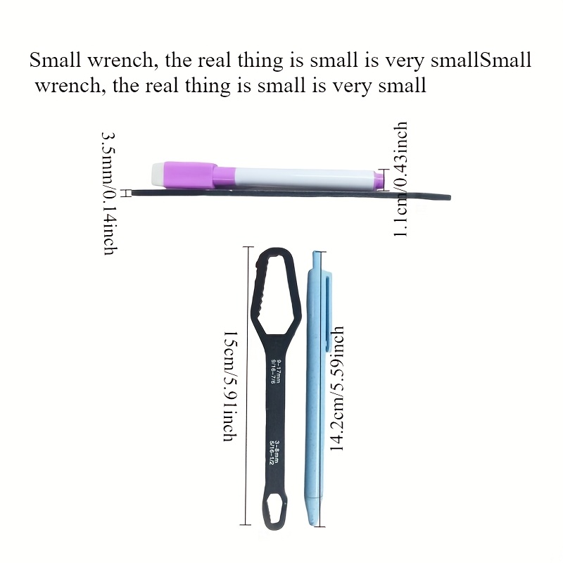 Clé universelle à Double extrémité, clé de réparation d'écrous à vis auto-serrant de 3 à 17mm, clé à cliquet à Double tête réglable 1 pièce