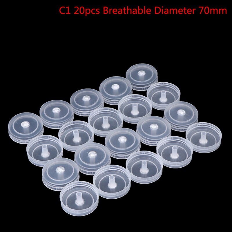 20PCS 240ml 350ml 650ml Tissue Culture Bottle Cap Breathable Special Cap Culture Cap Diameter 53/63/70mm: C1