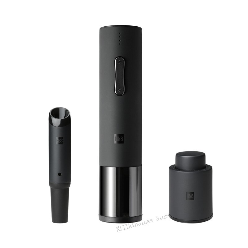 Xiaomi Mijia huozhou automático de vino tinto abridor tapa tapón decantador rápido eléctrico sacacorchos cortador de papel de aluminio herramienta de salida de corcho: 1 Set