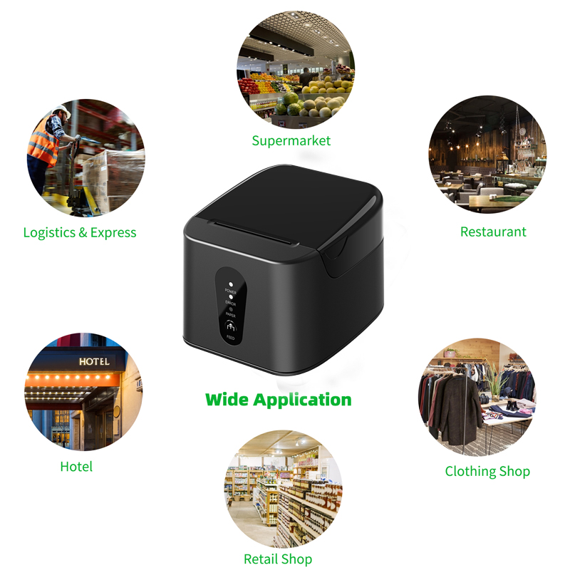 2 Inch Thermische Printer Bluetooth En Usb Interface Draadloze Verbonden Met Mobiele Telefoon En Computer Pos Thermische Printer