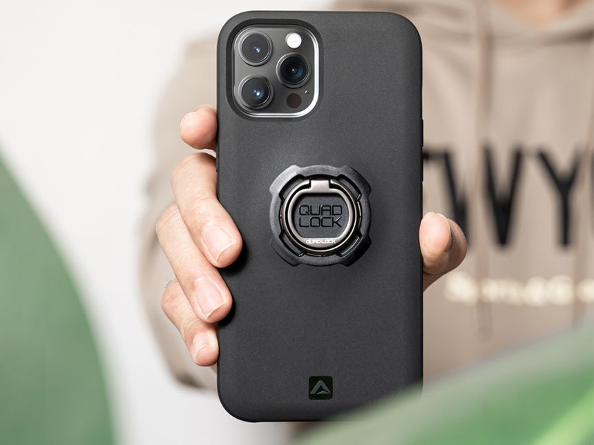 Quad sperren 360° ° Rotierender magnetischer Telefonringhalter und Ständer