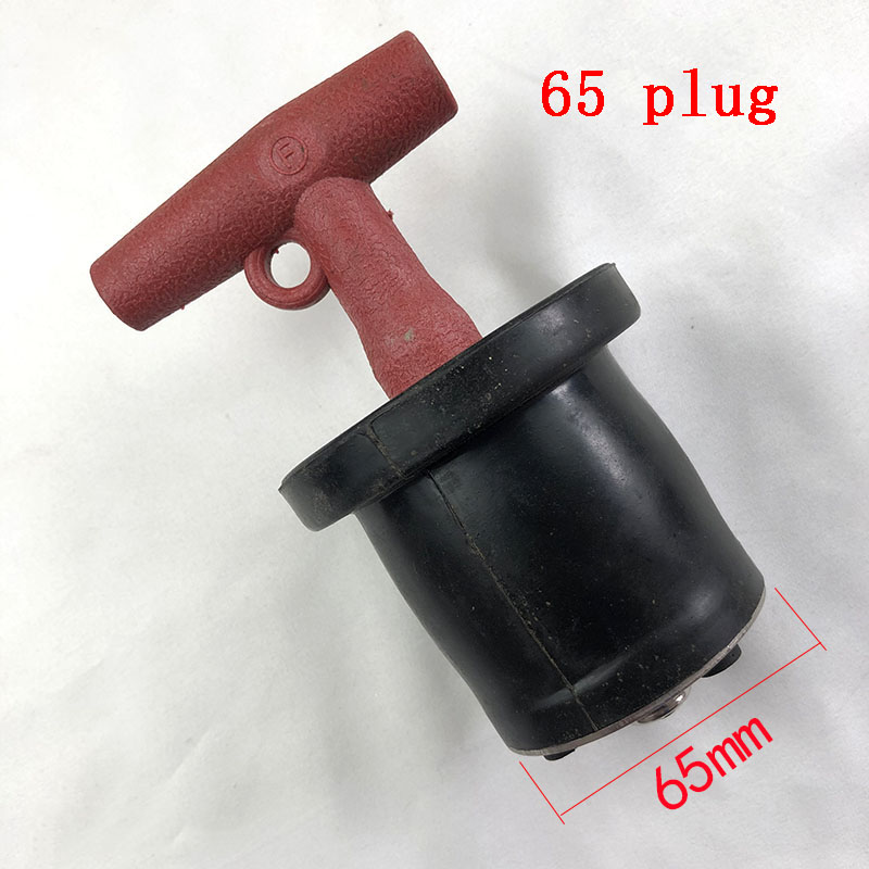 Drain hole plug drain pipe plug plug drain outlet rubber pool pipe plugging head pipe cap marine: Hole ID 65-80mm use