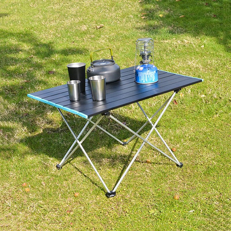 Outdoor Camping Barbecue Folding Table Portable Ultralight Aluminum Alloy Foldable Picnic BBQ Desk