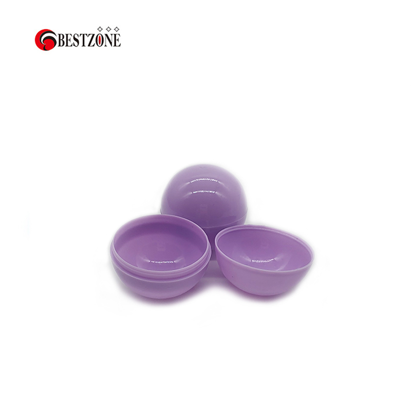 20 Teile/paket Macaron Lila Kunststoff Überraschung Ball Kapseln Spielzeug Leere Können Öffnen Kinder Für Automaten Neuheit Lustige