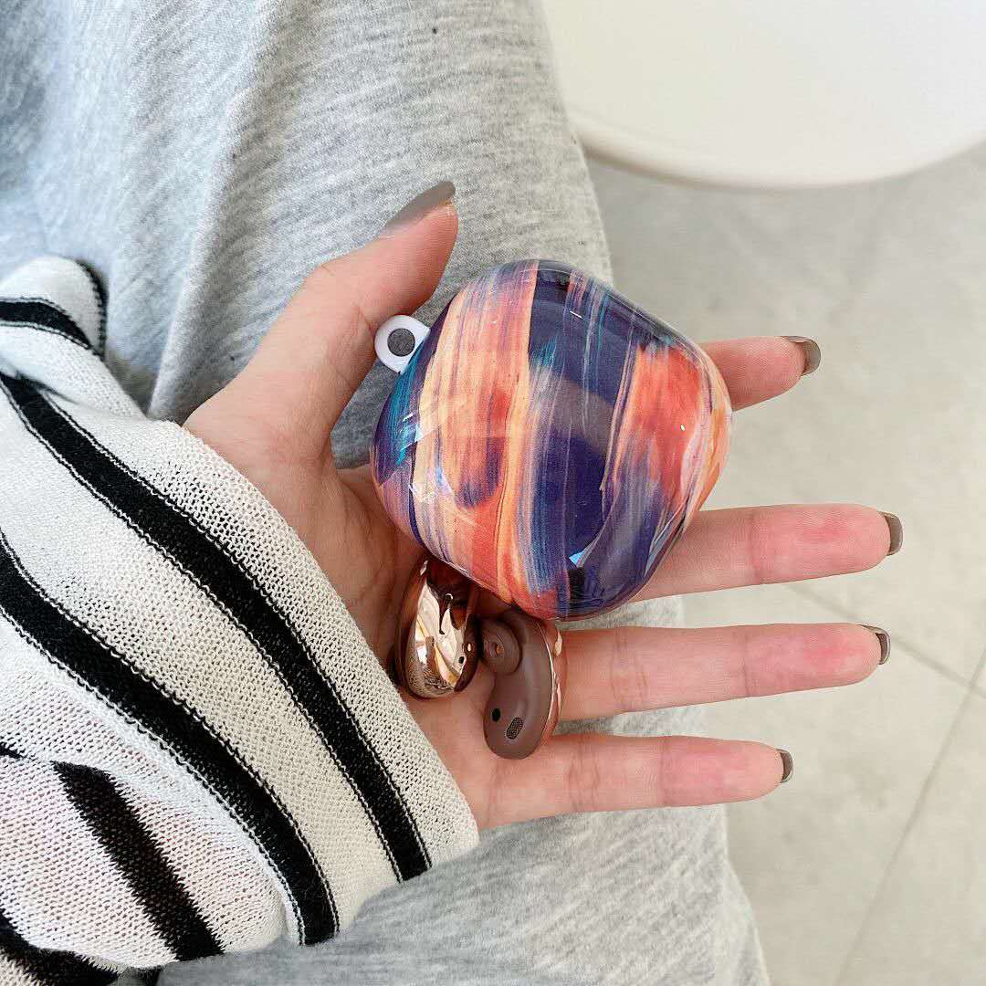 Marble Gradient Color Hard Plastic Case for Samsung Galaxy Buds live Earphone Headset Protective Cover for Galaxy Buds live Case