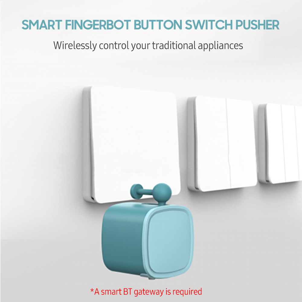 Mini BT Fingerbot Home Automation Controller APP Control Voice Control Schedule Timer Fingerbot Home Appliances Switch Pusher