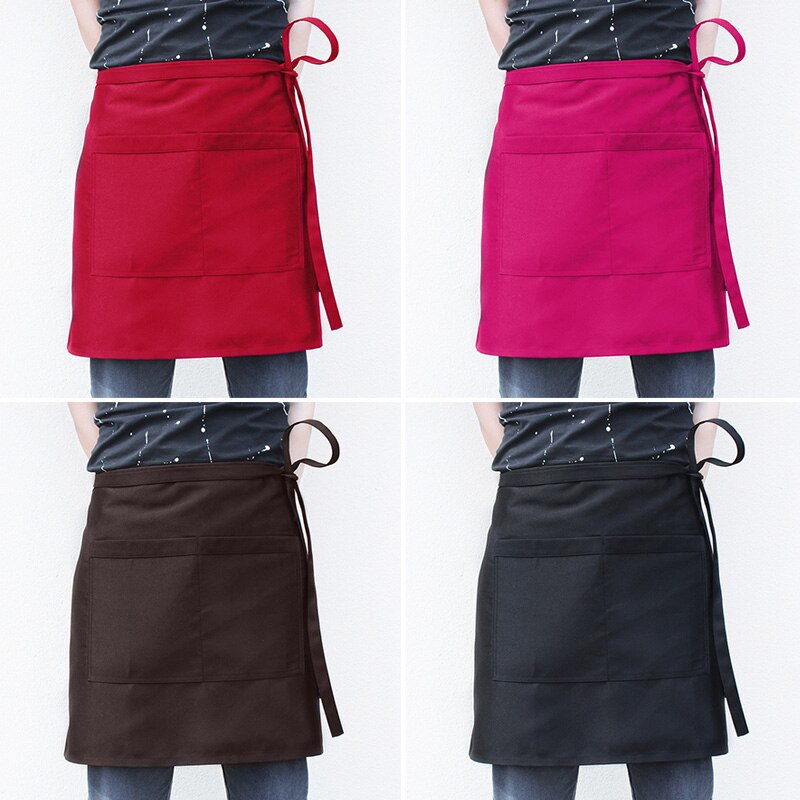 Taille schort met zak catering ober bar huishouden kleding schoon houden schort aic 88