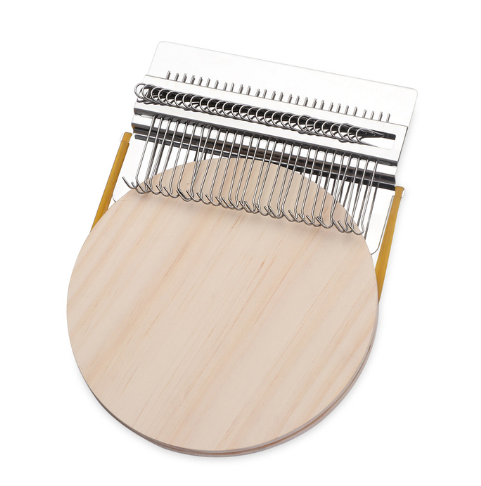Petit métier à tisser en bois de type Speedweve, outil de tissage, métier à tisser de réparation amusant, métal, bricolage, outils textiles, machine à repriser, réparation de jeans, vêtements: plum