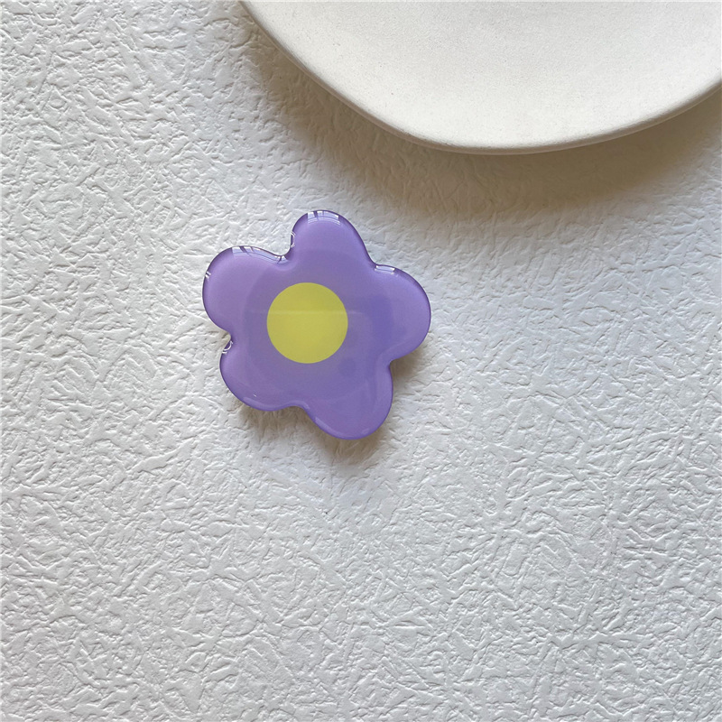 Epoxy Resin Universal Fresh And Lovely Flowers Foldable Grip Tok Bracket Mobile Phone Ring Bracket Mobile Phone Accessories: 15