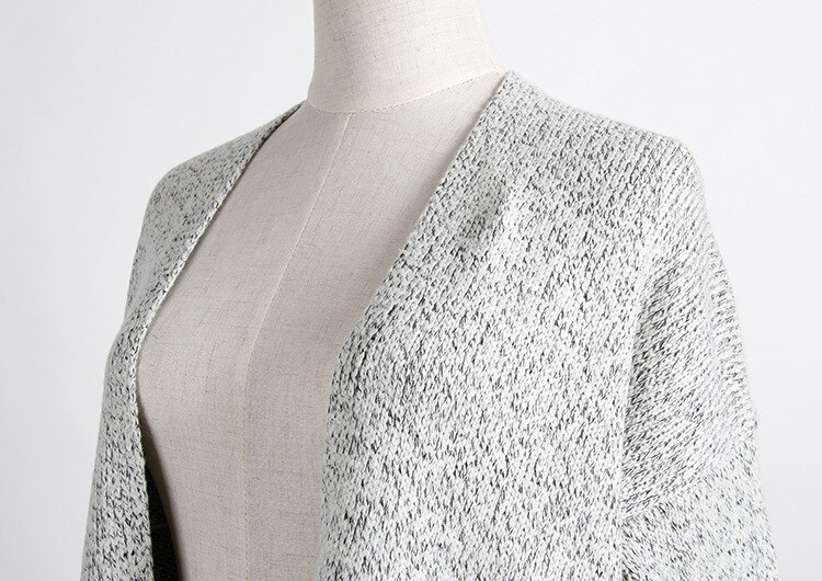 Autumn Winter Women Long Sleeve loose knitting cardigan sweater Womens Knitted Female Cardigan pull femme