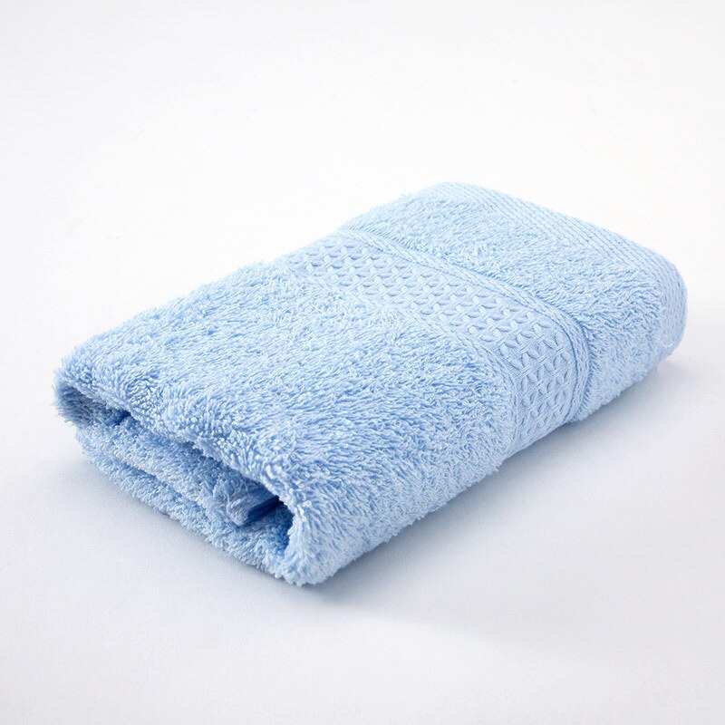 100% Katoenen Handdoek Badkamer Gezicht Handdoek Handdoek Huidvriendelijk Geel Blauw Roze Handdoeken: blue