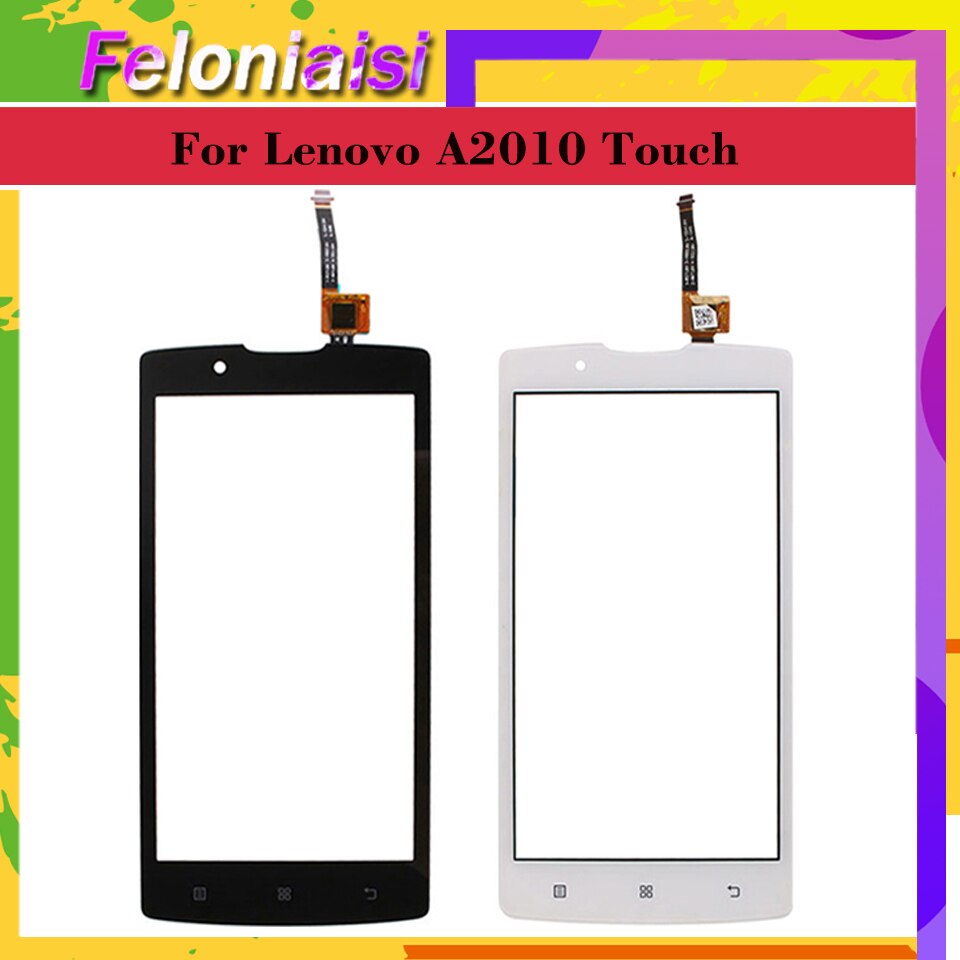 4.5&quot; For Lenovo A2010 A LCD Touch Screen Digitizer Sensor Outer Glass Lens Panel Replacement