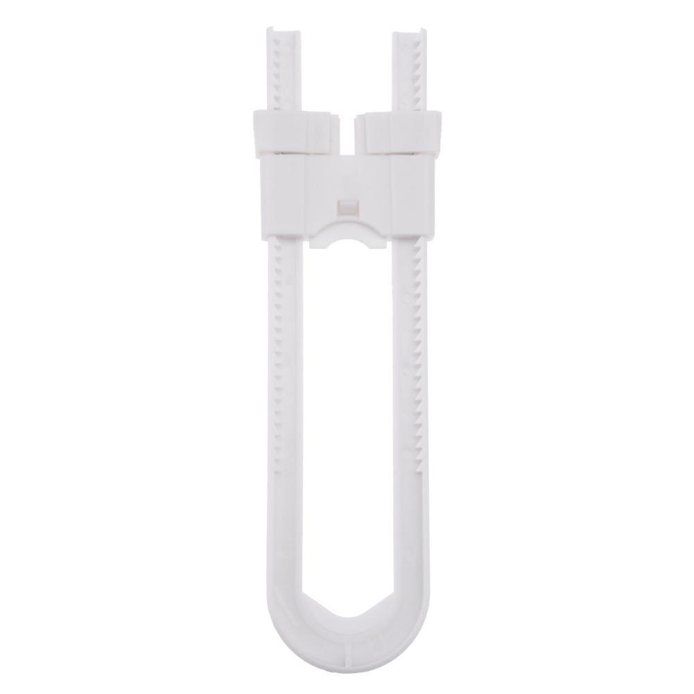 1Pc Baby Veiligheid Slot U Shape Kids Baby Kabinet Sloten Kinderen Bescherming Kabinet Beveiliging Deur Vergrendeling Abs Plastic Non giftig