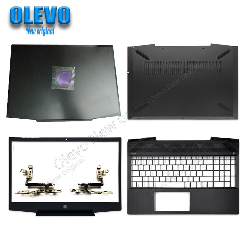 Voor Hp Pavilion 15 15-CX Serie Gaming Laptop Top Case Lcd Back Cover/Front Bezel/Scharnieren/Palmrest/Bodem Shell