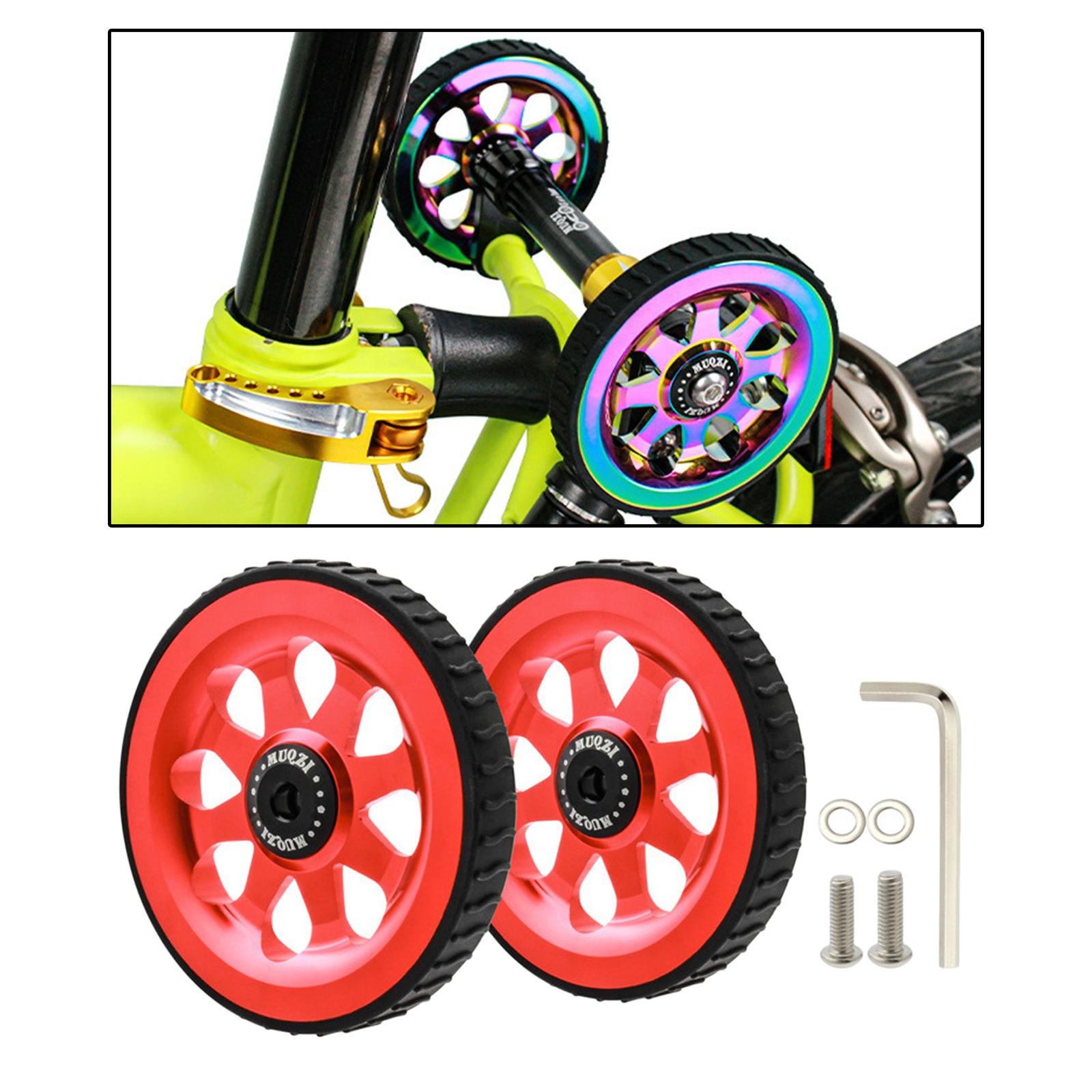 Aluminum Alloy Easy Wheel with M6 for Folding Bike