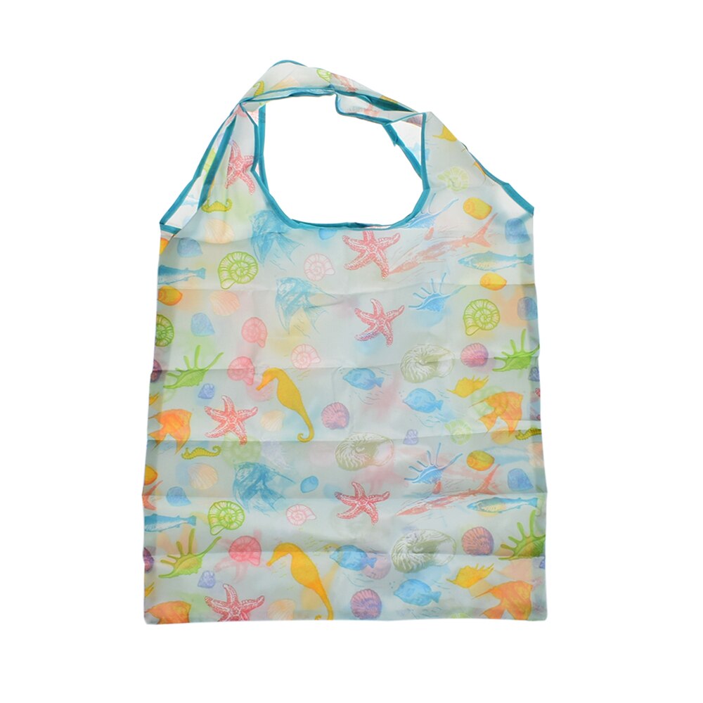 Foldable Handy Shopping Bag Reusable Tote Pouch Recycle Storage Handbags Home Storage Organization Bag