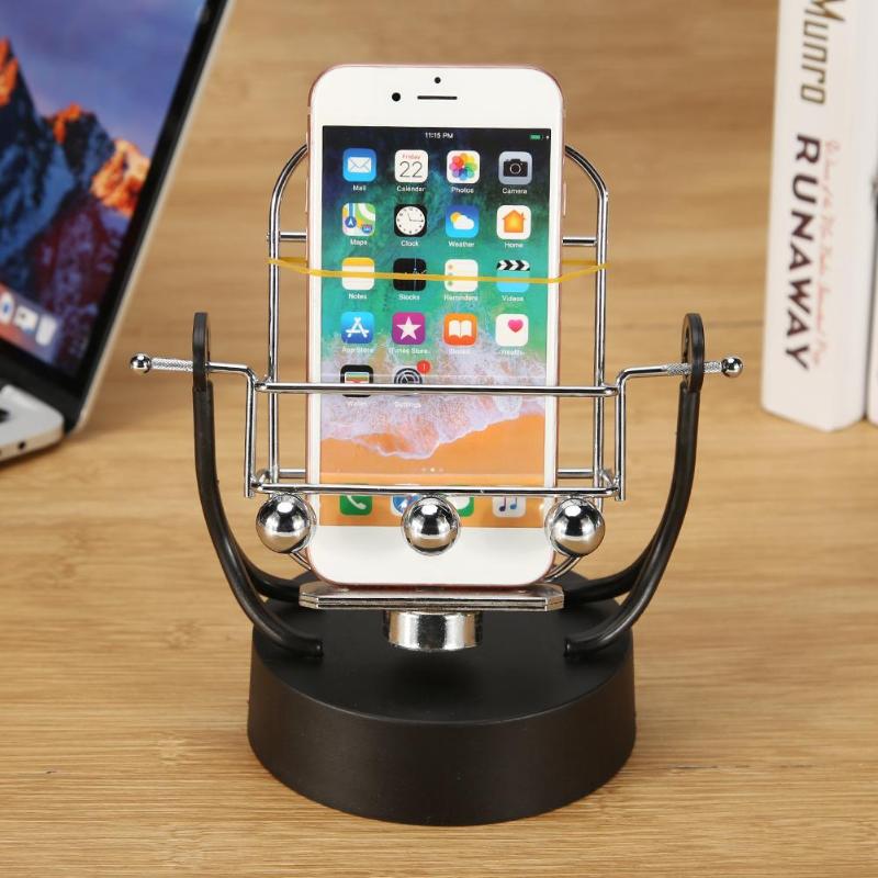 Creatieve Swing Automatische Schudden Telefoon Wiggler voor WeChat Motion aantal Borstel Stappen Set Thuis Decoratieve Planken