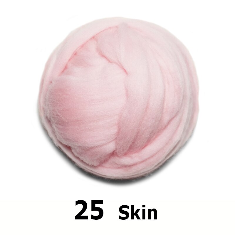 handmade Wool Felt for felting 50g Skin Perfect in Needle Felt 25#