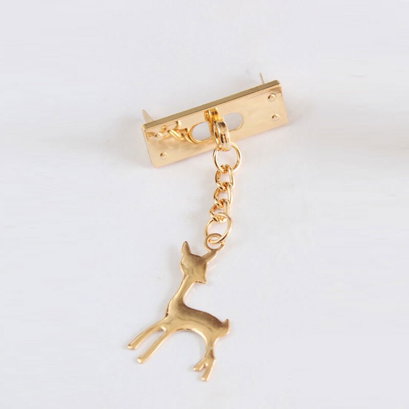 Herten Hanger Metalen Decoratie Voor Diy Handtas Craft Schoudertas Hardware Hardware Ornament Voor Vrouwen: Default Title