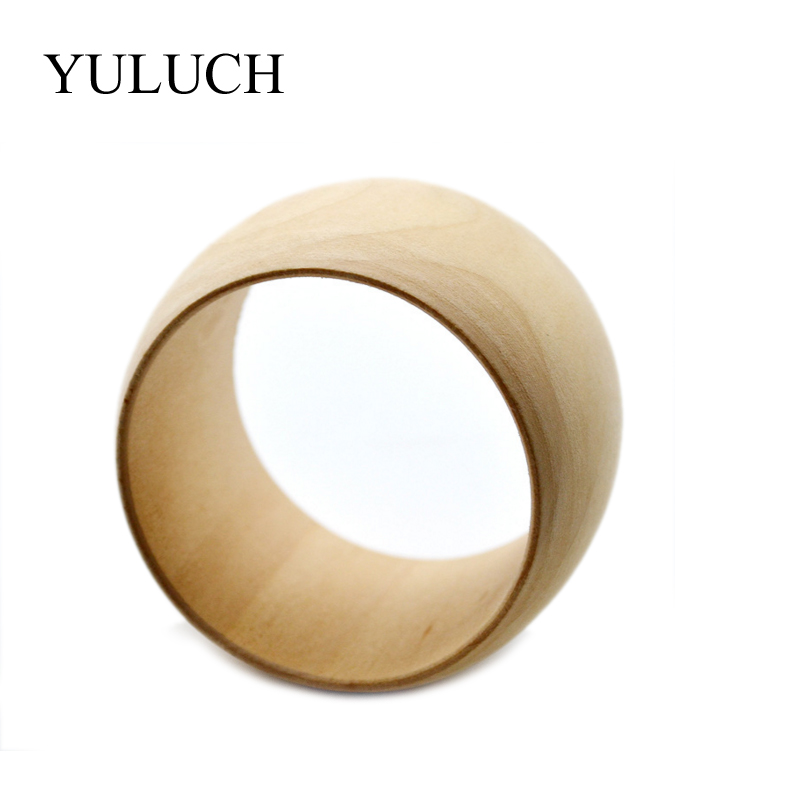 YULUCH DIY Ronde Natuurlijke Houten Eenvoudige Bangles Houten Armband Sieraden Voor Vrouwen/Dames uw eigen sieraden accessoires