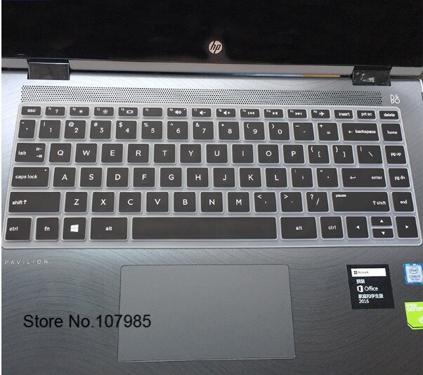 Dla HP Pavilion x360 14-ba078TX 14-ba063tx ba064tx 2017 nowy 14-cal dotykowy klawiatura laptopa silikonowa osłona klawiatury skórzany pokrowiec