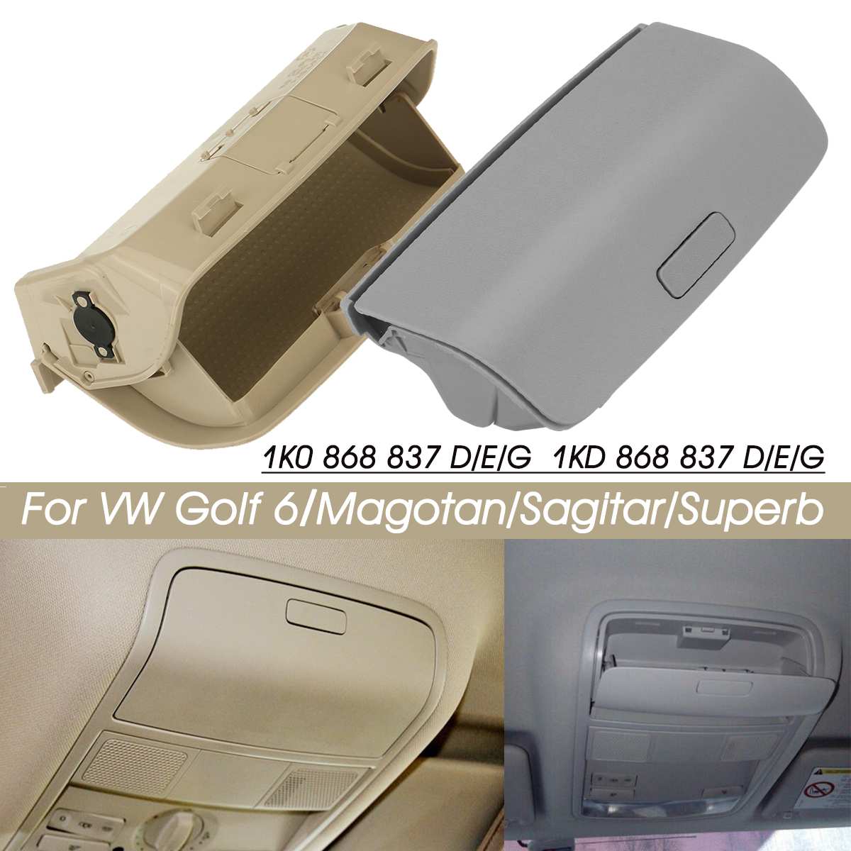 Auto Zonnebril Bril Houder Box Case Voor Vw Golf MK5 MK6 Tiguan Voor Jetta MK5 Passat/B6 Cc Sharan skoda Yeti/Superb Voor Seat