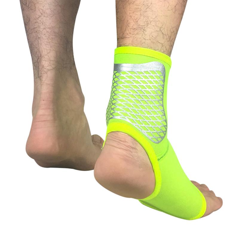 1 stk elastisk nylonstrop ankelstøttebøjle badminton basketball fodbold ridning taekwondo fitness hælbeskytter