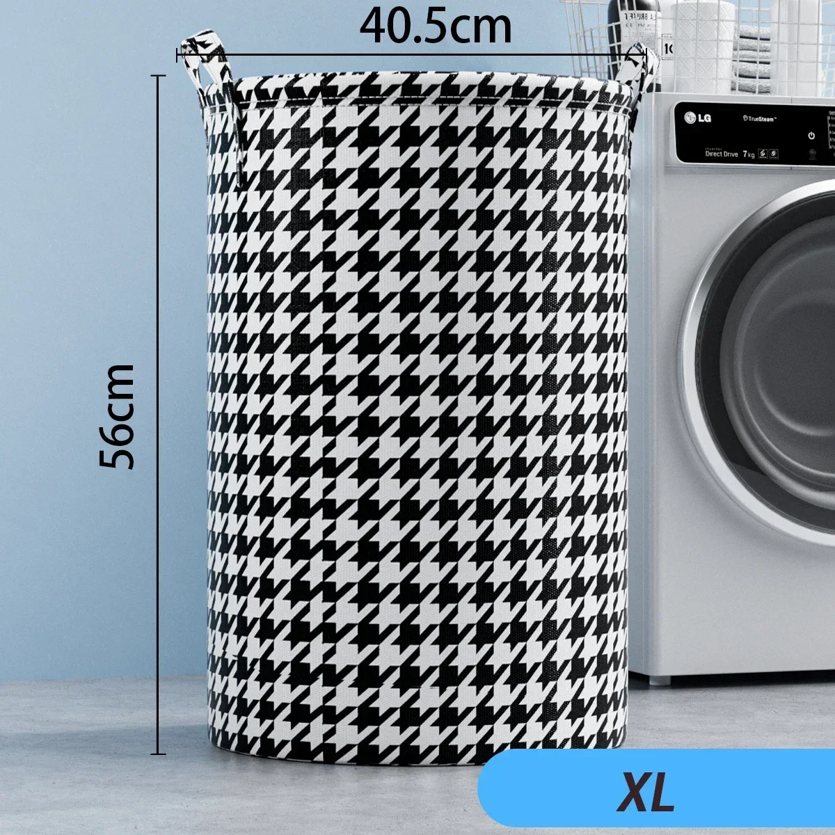 Foldable large capacity laundry basket Storage bucket Bathroom storage basket toys clothes Laundry organizer laundry hamper: light yellow