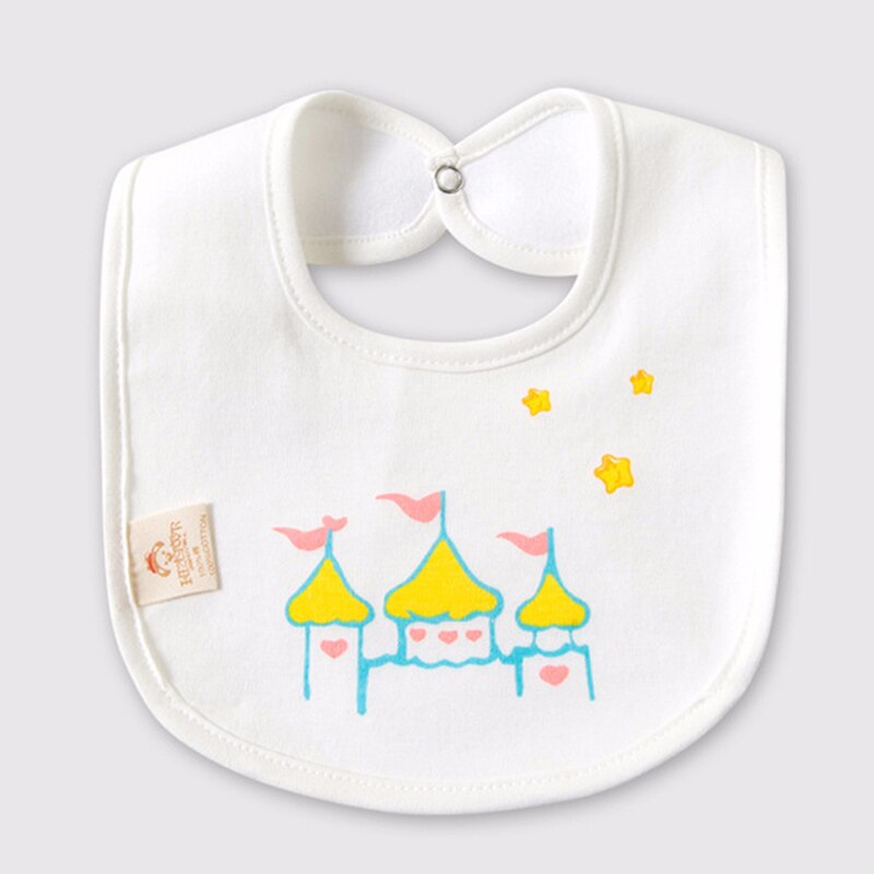 Newborn Baby Bibs Cotton Waterproof Saliva Towel Bandana Scarf Infants Castle Apron For baby Feeding Accessories