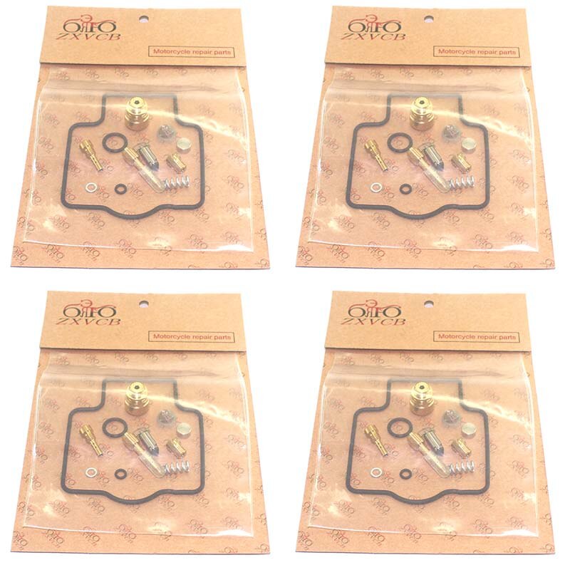 Needle valve seat 4set for ZXR750 1989-1995 ZXR 750 Motorcycle Carburetor Repair Kit