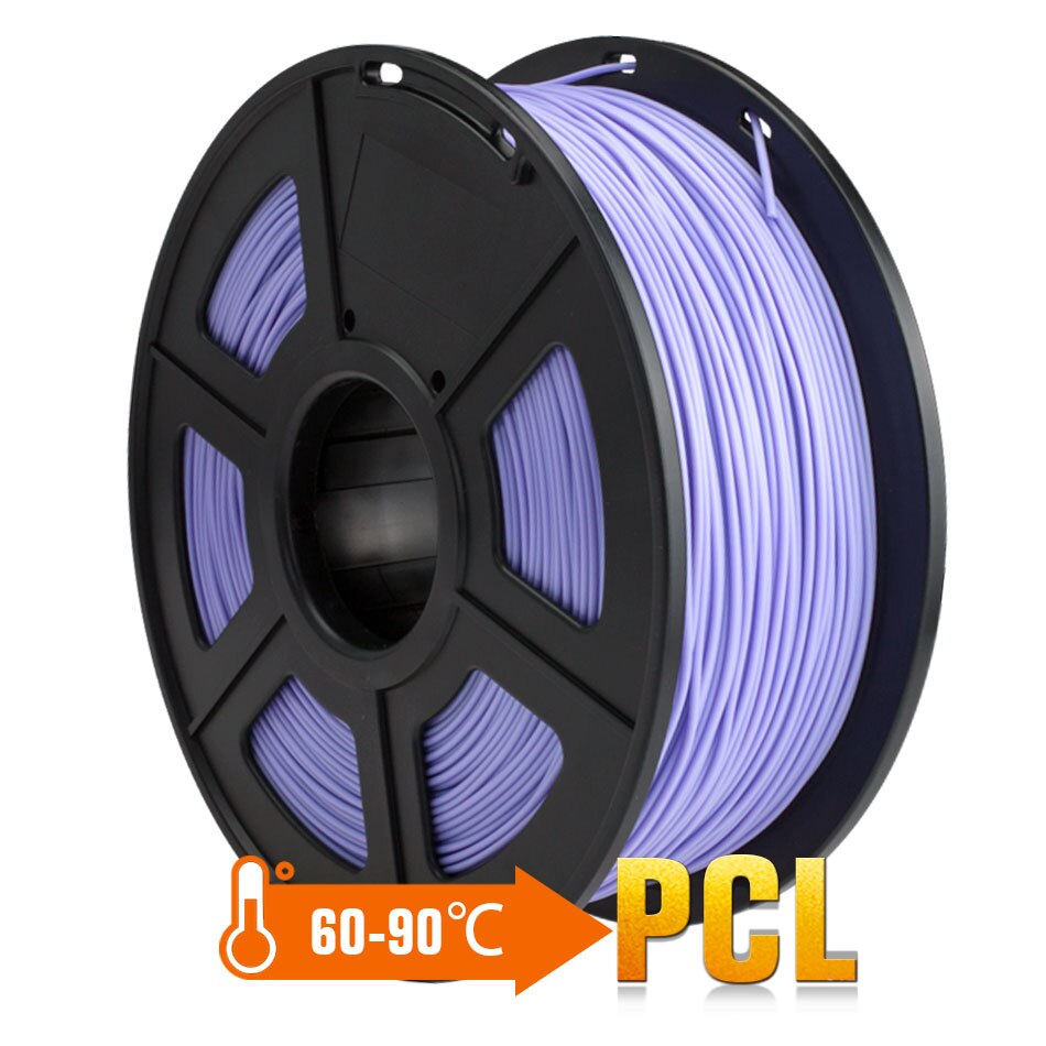 SUNLU Filament 3d PCL For FDM Printer 1.75mm 1kg Low Temperature Plastic PCL 3D Printing Materials: purple PCL