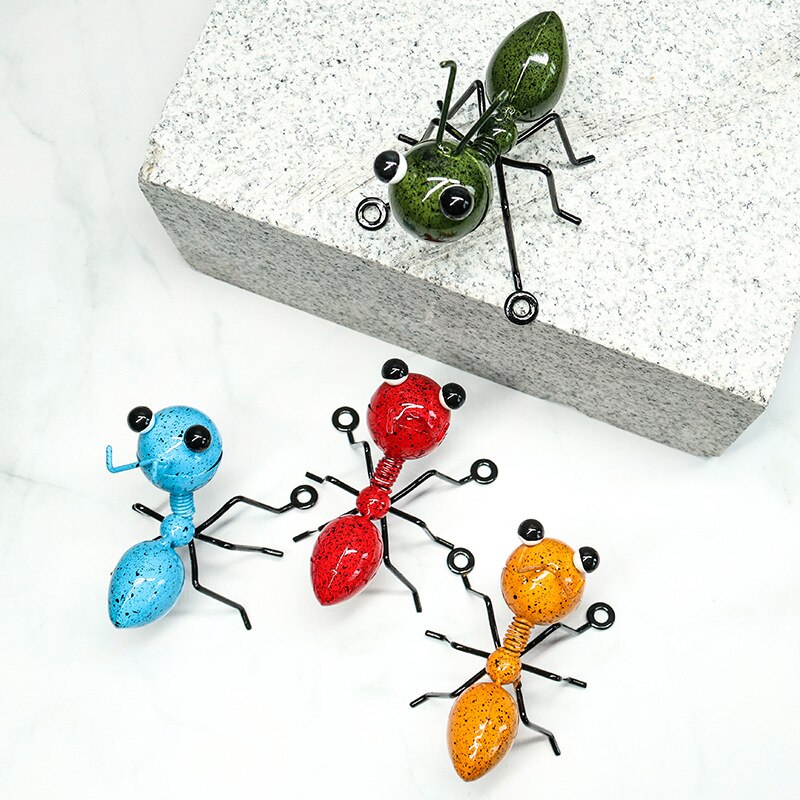 Insect Shape Wall-mounted Decoration Set for Living Room Garden Bees Beetles Ants Hanging Ornaments