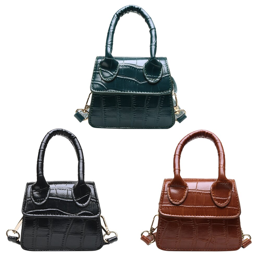 Modische Frauen Schulter Umhängetaschen PU Leder lässig Bote Handtasche für Einkaufen und Reisen Dekoration