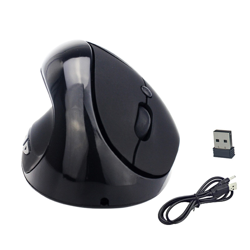 Drahtlose Maus Computer Links Hand Vertikale Maus Ergonomische Gaming Maus 1600 DPI USB Optische Handgelenk Mäuse Mause für PC Computer