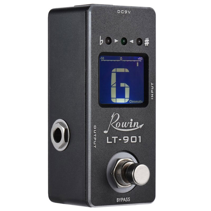 Lt-901 Guitar Tuner Effect Pedal Mini Chromatic True Bypass Lcd Display Digital Pedal Guitar Parts Accessories