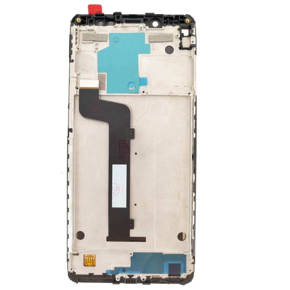 Shyueda Original For Xiaomi Redmi Note 5 Dual M1803E7SG M1803E7ST M1803E7SC LCD Display Touch Screen Digitizer With Frame Tools: Black with frame