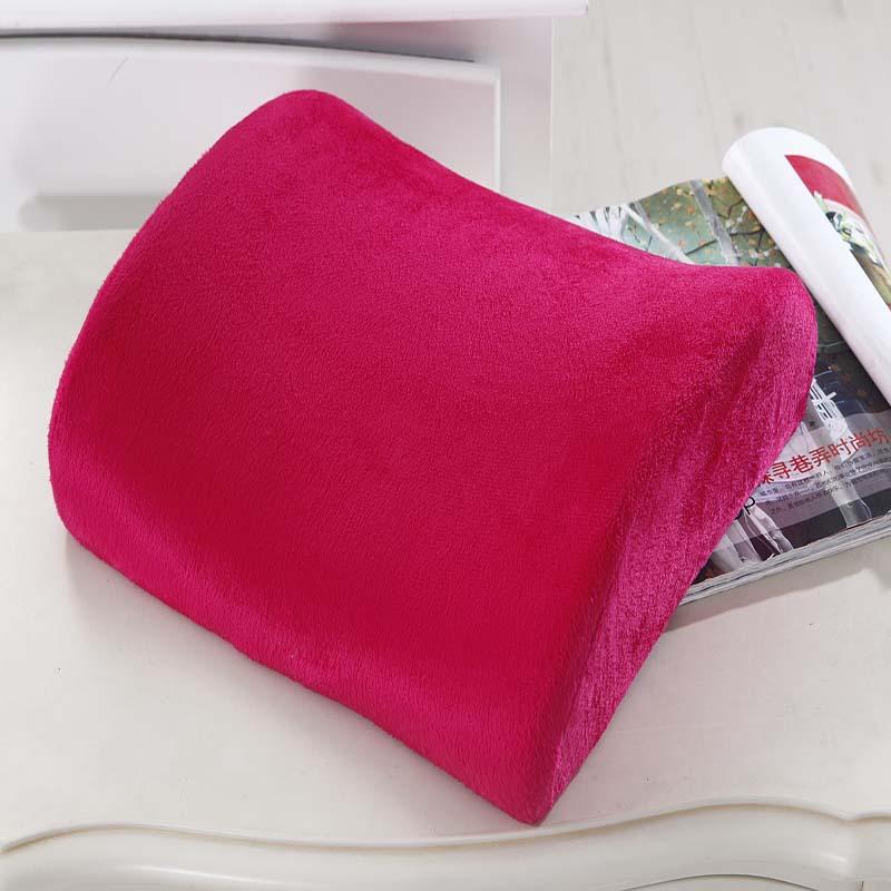 Poduszka ortopedyczna z pianki pamięć ortopedyczna poduszka na krzesło sofa masująca poduszka fizjoterapeutyczna dla kobiet w ciąży: Velvet róża