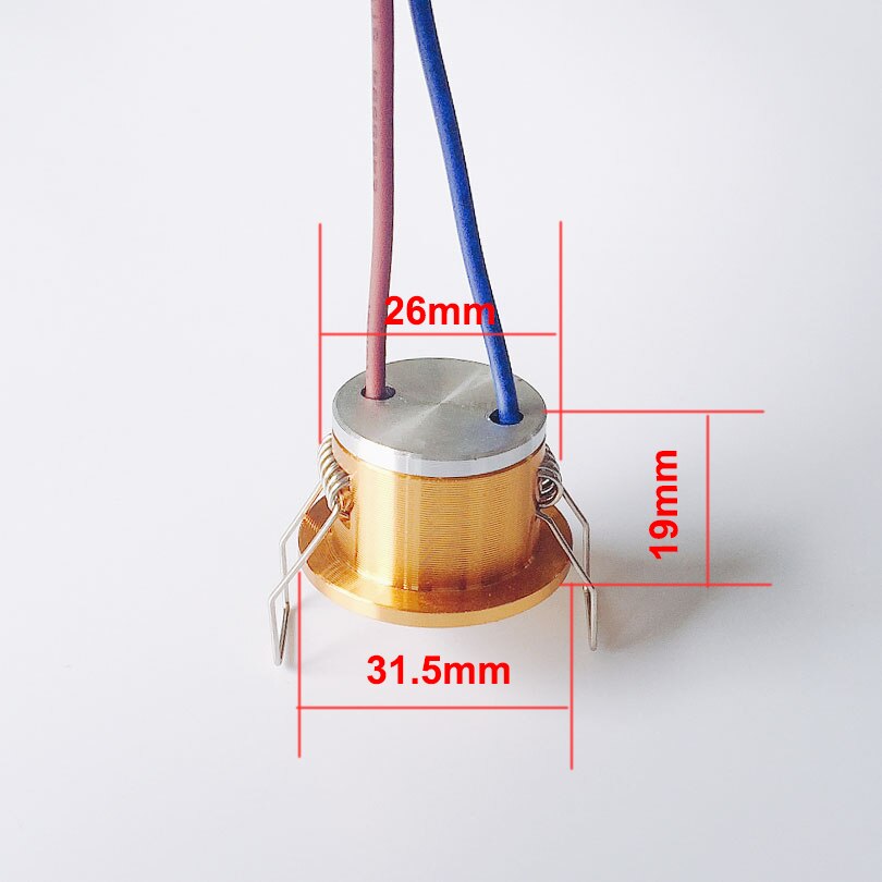 3w cob led spotlight varm kall vit dimbar 220v led downlight för hemskåp vitrin rumsbelysning aluminium