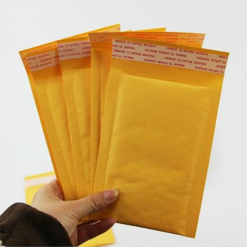 10 st/set 110*130mm bubbelplastkuvert vadderade postförpackningar förpackning utskick självförslutande påsar affärsmaterial