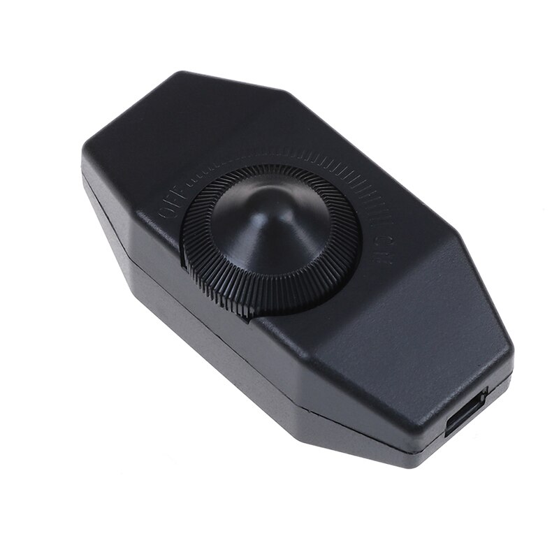 Justerbar kontrollbryter bryter 904 ac 220v 1a manuell knott gulv bordlampe i linje 15-60w dimmer bryter hjemmebruk: Svart