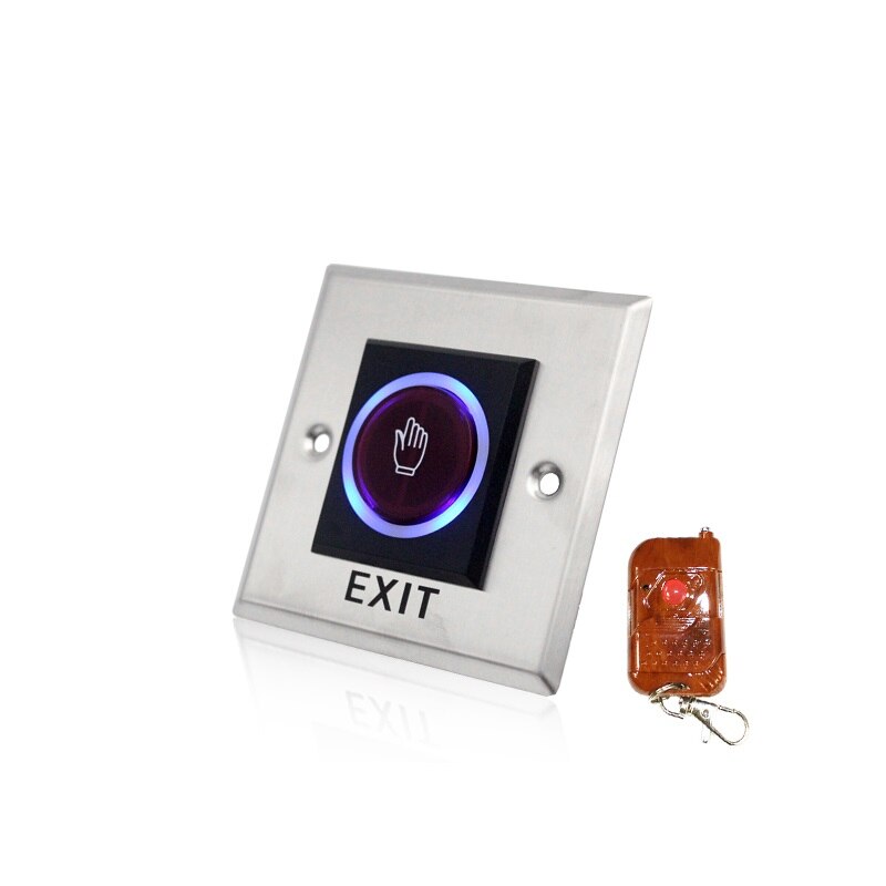 Door lock Infrared Sensor Switch No Touch Contactless Door Release Exit Button with LED Indication