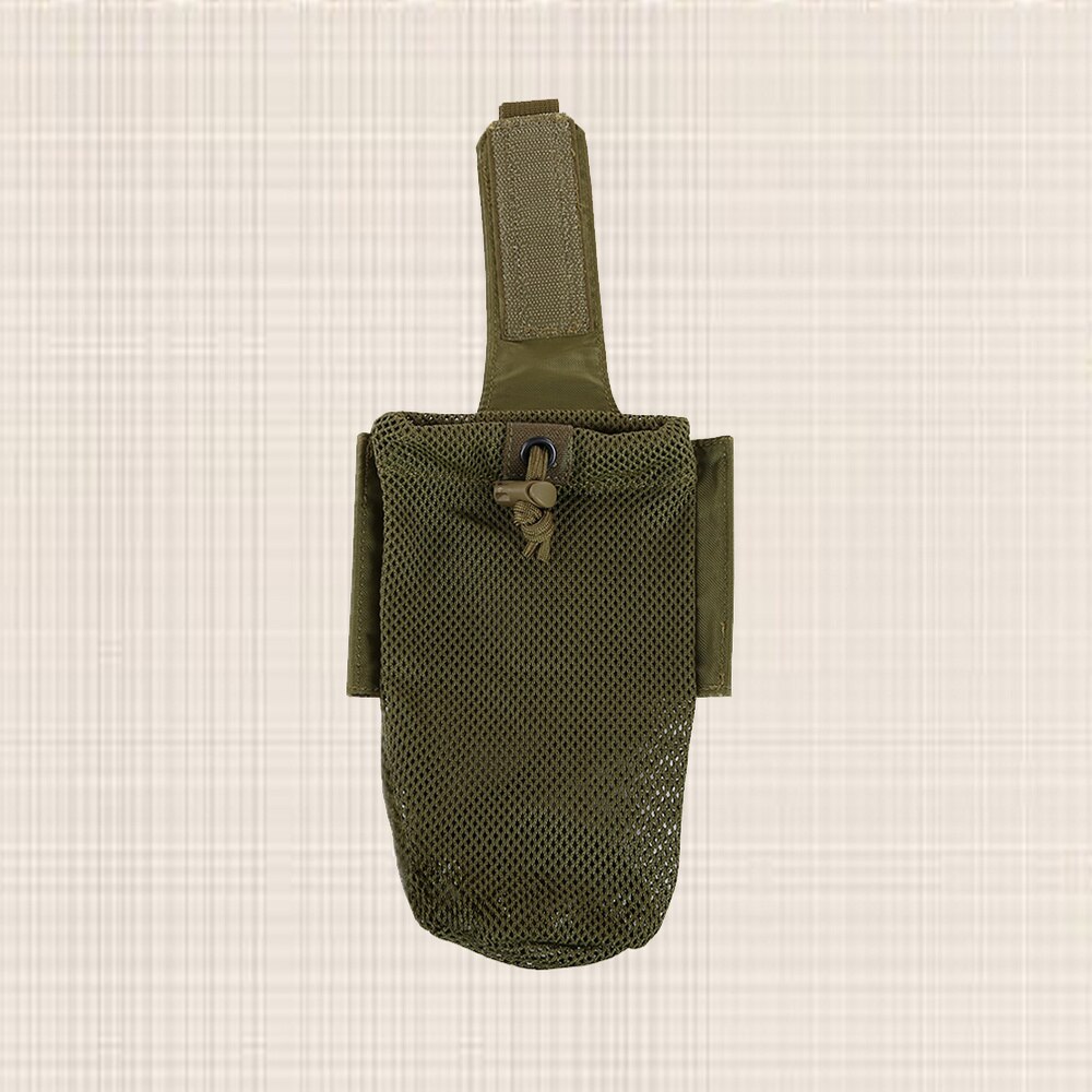 1PC Attachment Molle System Vest Accessory Kit Storage Molle Bag Foldable Bottle Pouch for Outdoor Camping Hiking (Black): As Shown 2