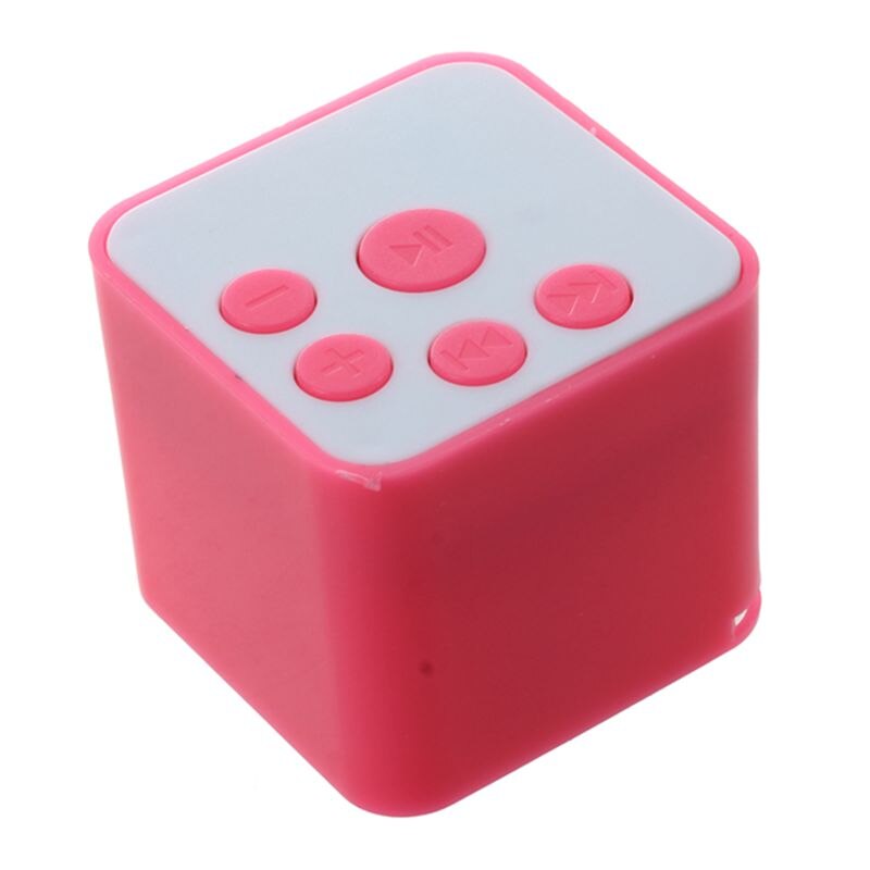 Portable USB MP3 Player Support 16GB Micro SD TF Card Reader Music Media pink