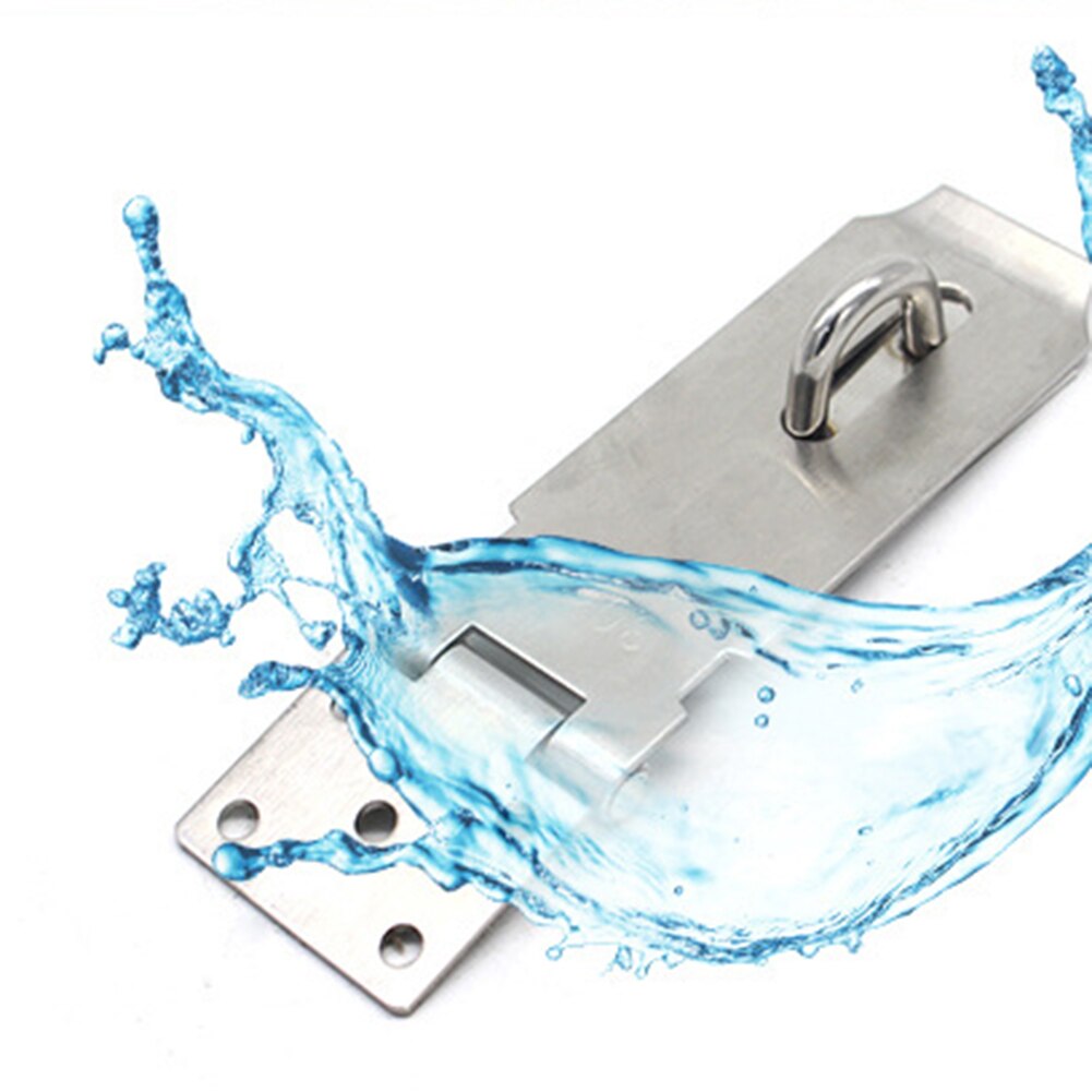 Rostfritt stål säkerhet stöldskydd hasp klammer grind skåp dörr skjul lås hänglås häft skjul spärr inbrottssäker hårdvara