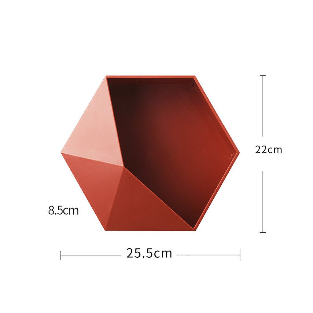Förvaringsställ form vardagsrum väggmonterat geometriskt stansfritt väggdekoration hem badrum hylla förvaringsställ