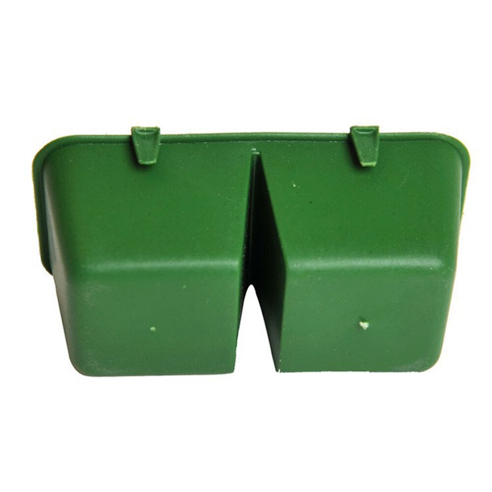 Practical Double Groove Bird Feeder Food Tray Parrot Waterer Hanging Animal Water Bowl Bird Supplies Drinking Cups Pet Products